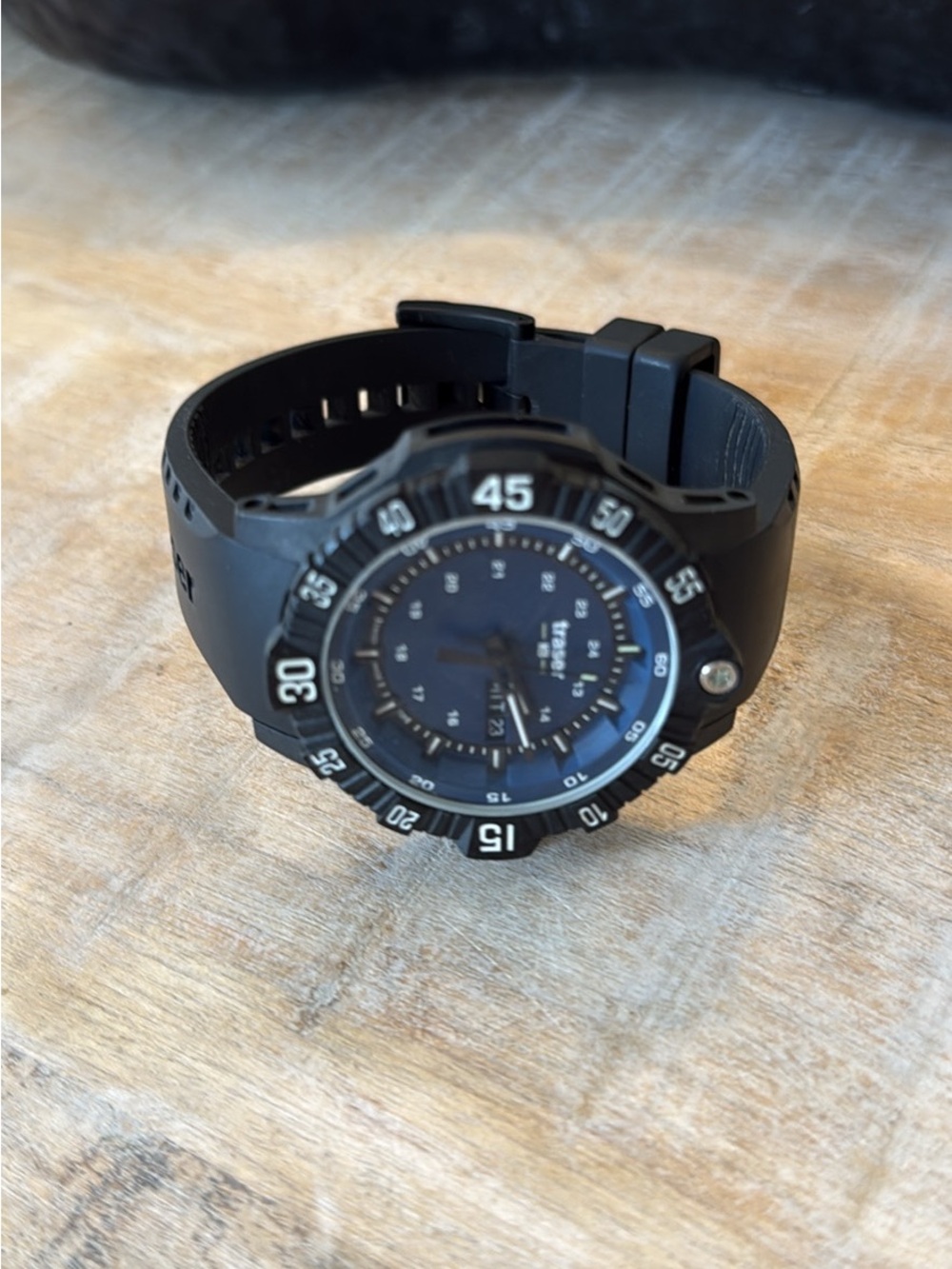 Traser P99 Q Tactical ySwiss Watch – Blue Dial (Tritium Lume)
